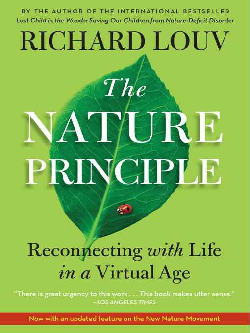Title details for The Nature Principle by Richard Louv - Available